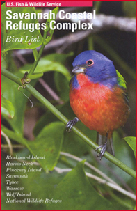 Savannah National Wildlife Refuge 2011 Bird List Cover