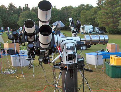 three telescope system
