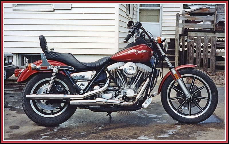 1986 Superglide in Stock Paint