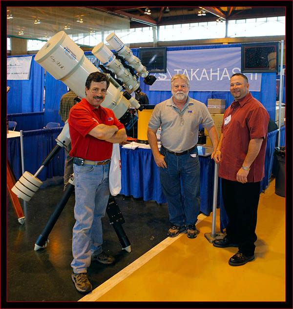 Some of the SMA crew at the Tak display with Steve